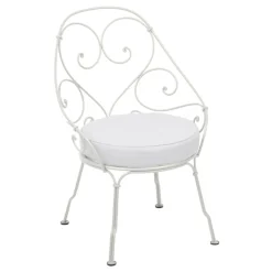 1900 Cabriolet Gartenstuhl mit Sitzkissen