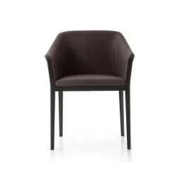 140 Cotone Slim Armlehnstuhl Leder