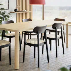 118 FV Armlehnstuhl mit Rohrgeflecht