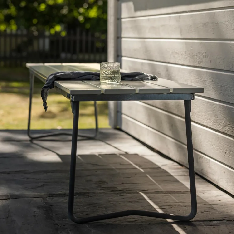 9 Gartenbank klappbar 170x40cm Eiche