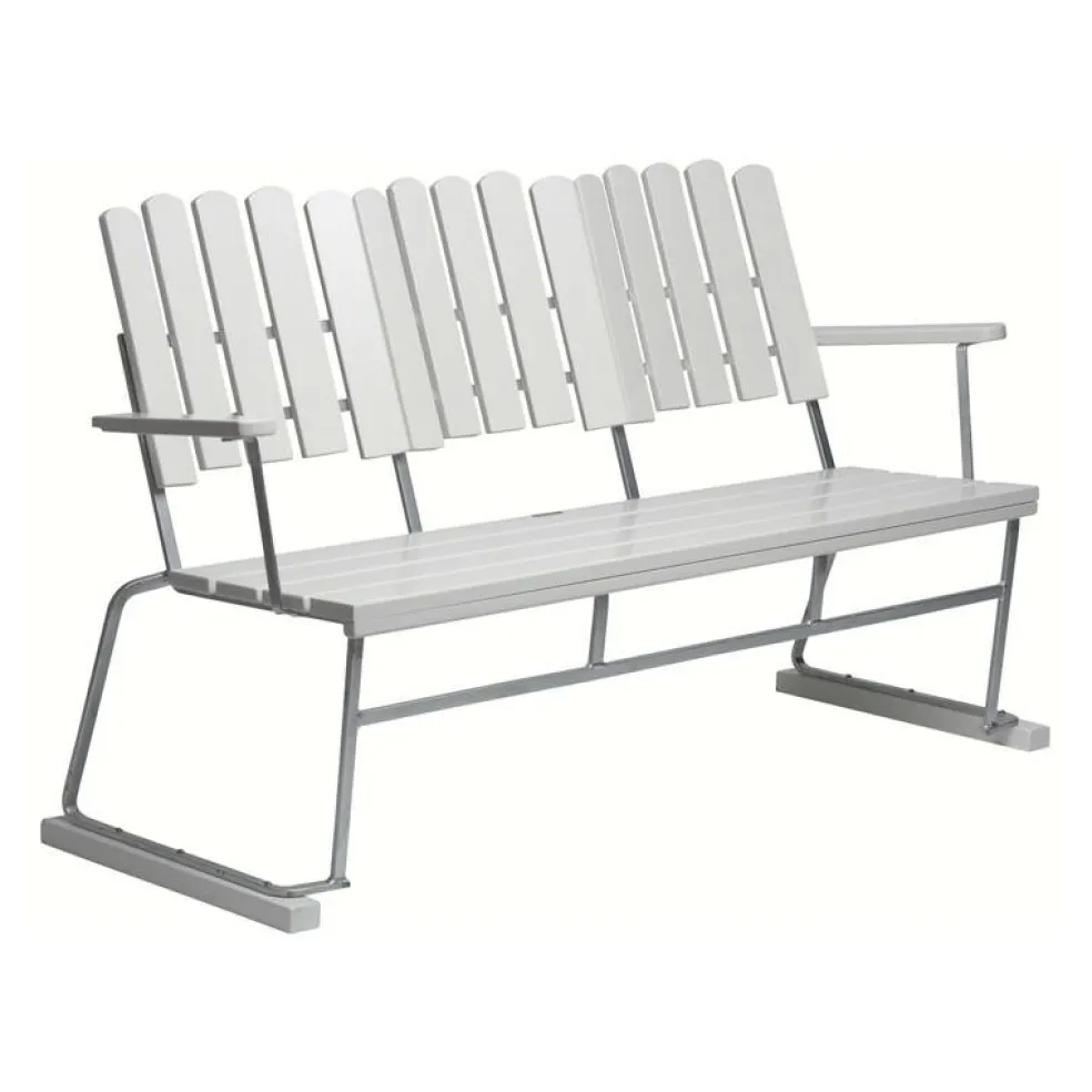 6 Gartenbank 140x85cm Eiche