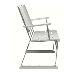 6 Gartenbank 140x85cm Eiche