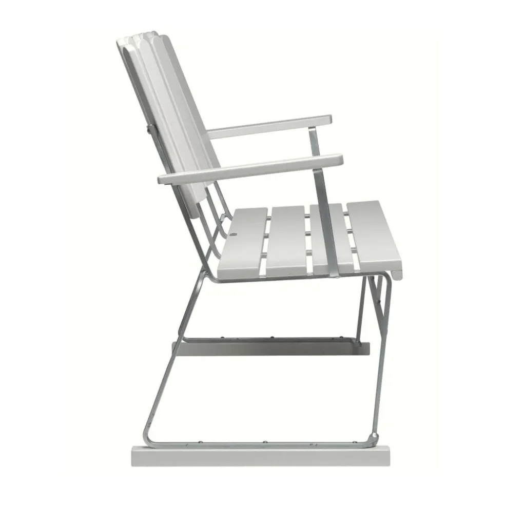 6 Gartenbank 140x85cm Eiche