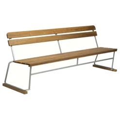 5 Gartenbank 204x77cm Teak