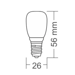 2097 Leuchtmittel LED E14 2,7W => 20W