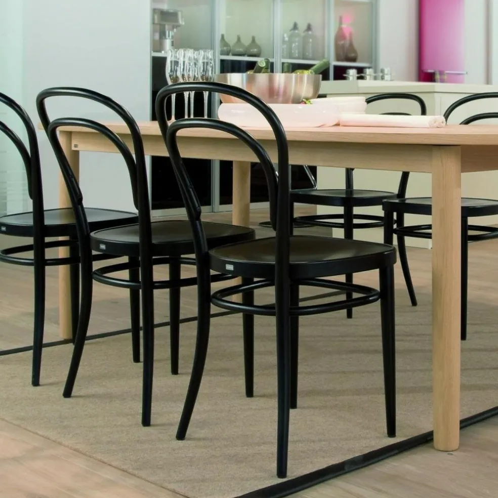 214 M Bugholzstuhl mit Muldensitz