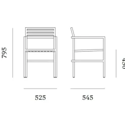 19 Outdoors Armlehnstuhl