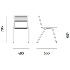 19 Outdoors Stuhl stapelbar