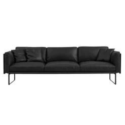 8 Piero Lissoni 3-Sitzer Ledersofa