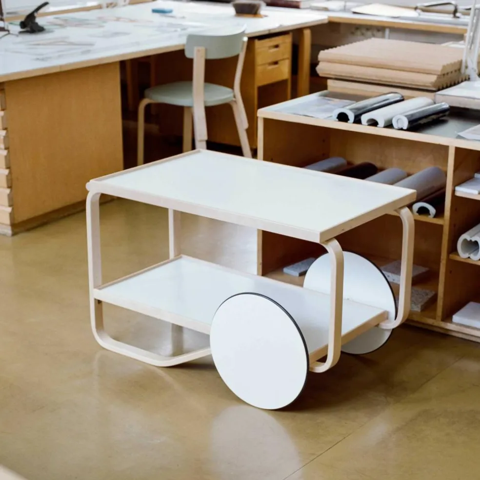 901 Teewagen Gestell Birke