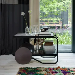 901 Teewagen Gestell Birke schwarz