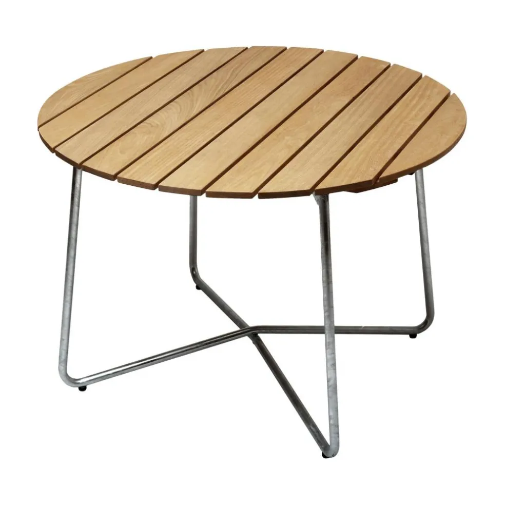 9A 100 Gartenesstisch Ø100cm Eiche