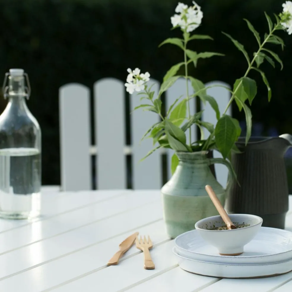 9A 100 Gartenesstisch Ø100cm Eiche