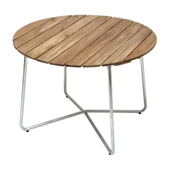 9A 100 Gartenesstisch Ø100cm Teak