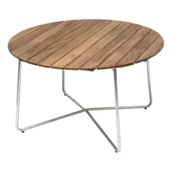 9A 120 Gartenesstisch Ø120cm Teak
