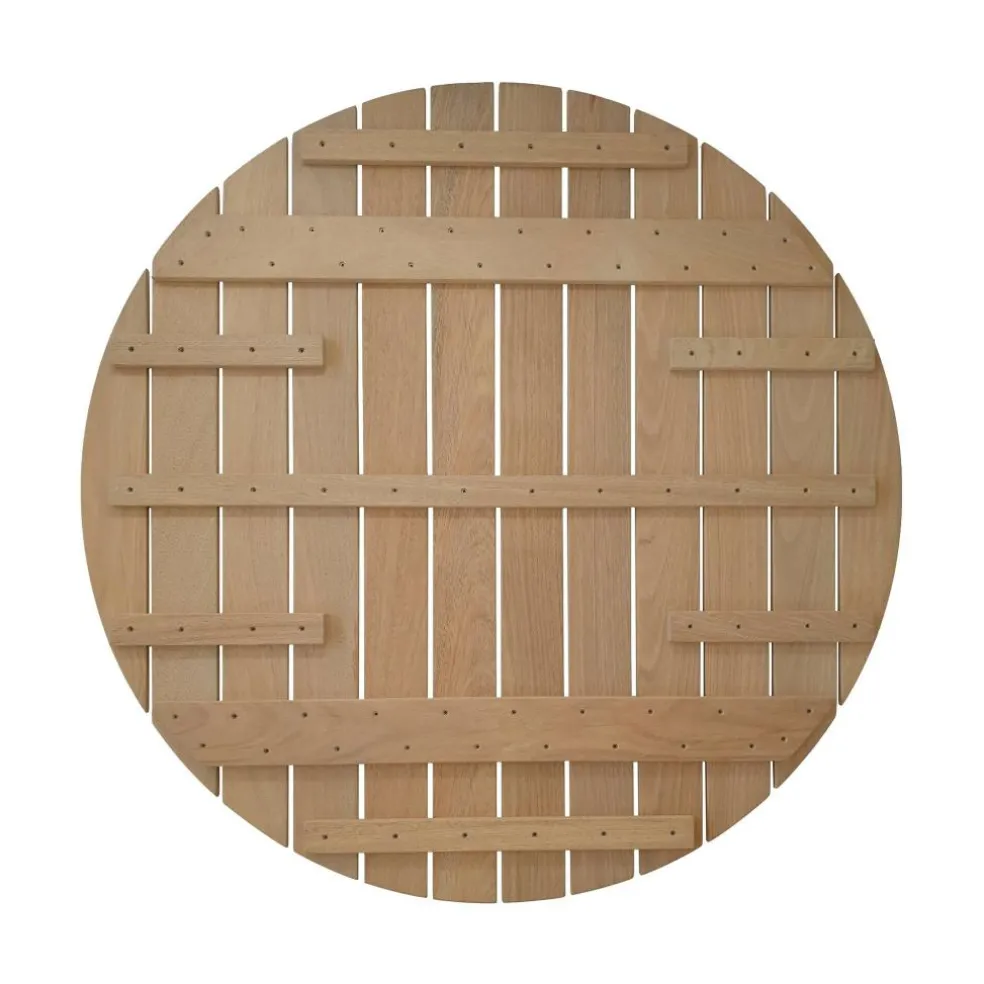 9A 120 Gartenesstisch Ø120cm Teak