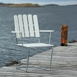 A2 Gartenarmlehnstuhl Eiche