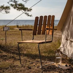 A2 Gartenarmlehnstuhl Teak