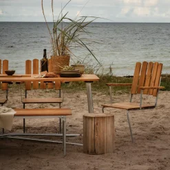 A2 Gartenarmlehnstuhl Teak