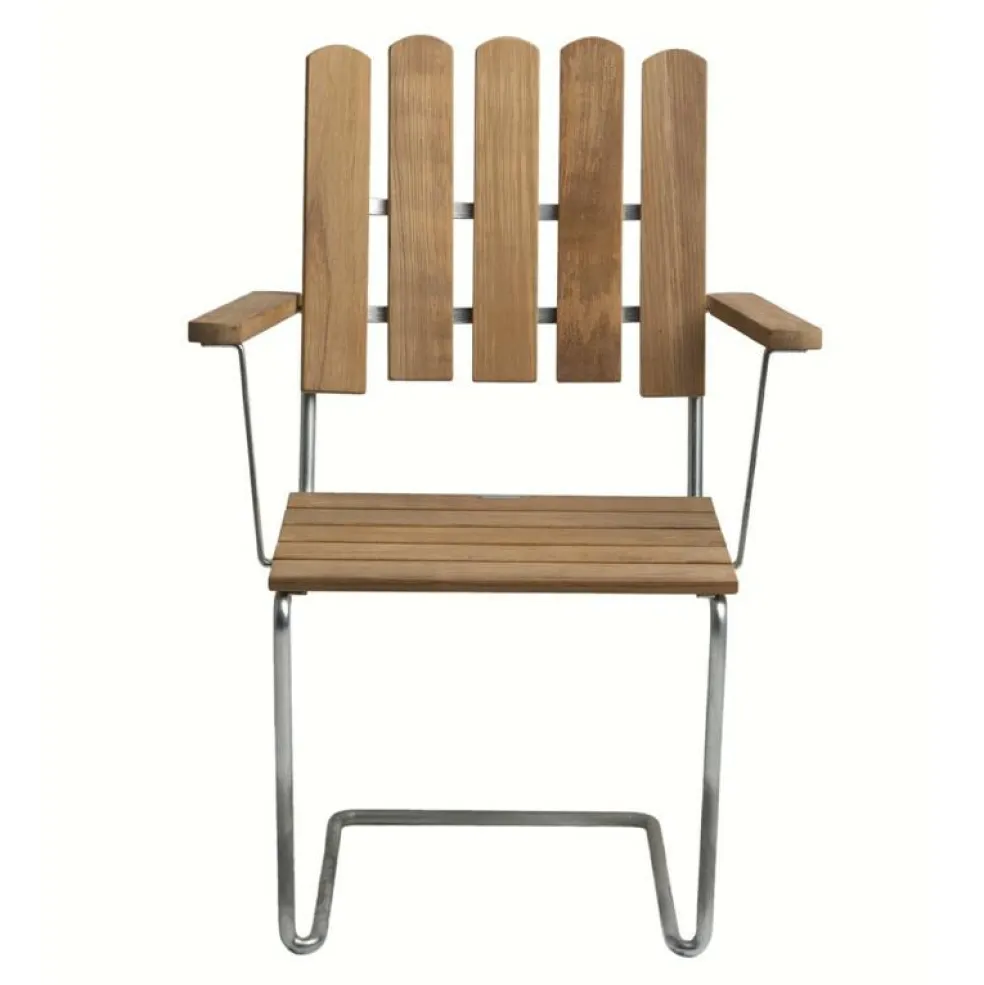 A2 Gartenarmlehnstuhl Teak
