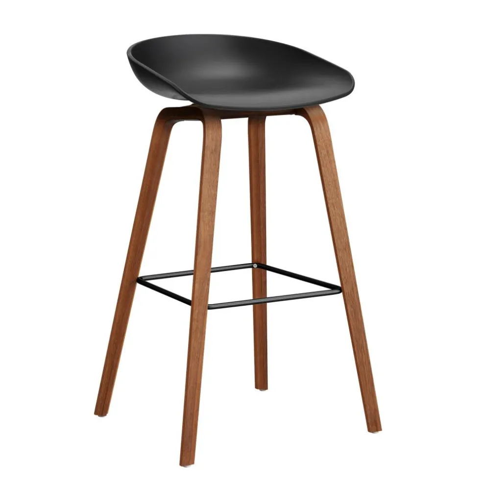 About A Stool AAS 32 2.0 Barhocker hoch Walnuss lackiert