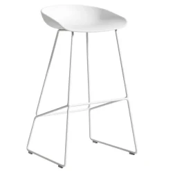 About a Stool AAS 38 2.0 Barhocker hoch Gestell weiß