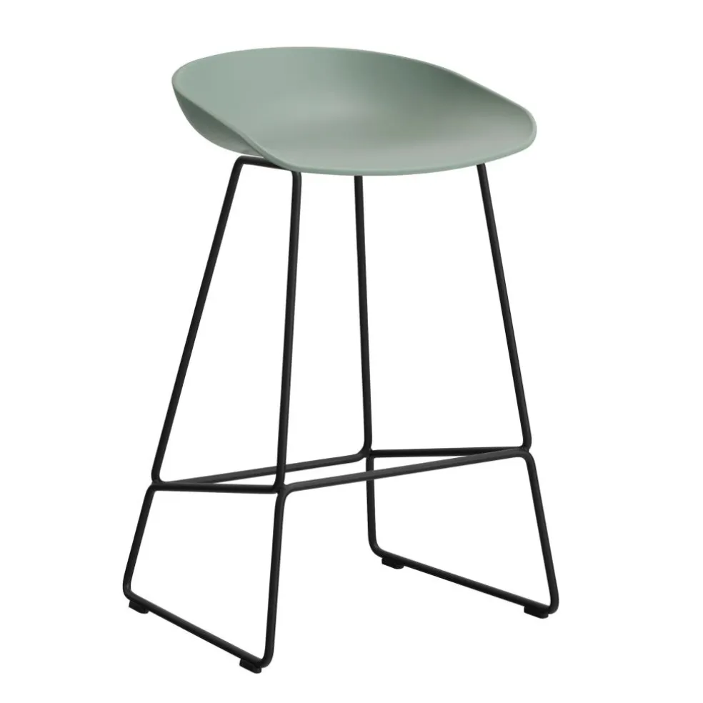 About a Stool AAS 38 2.0 Barhocker niedrig Gestell schwarz