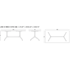 About a Table AAT 10 Esstisch Tischplatte Laminat