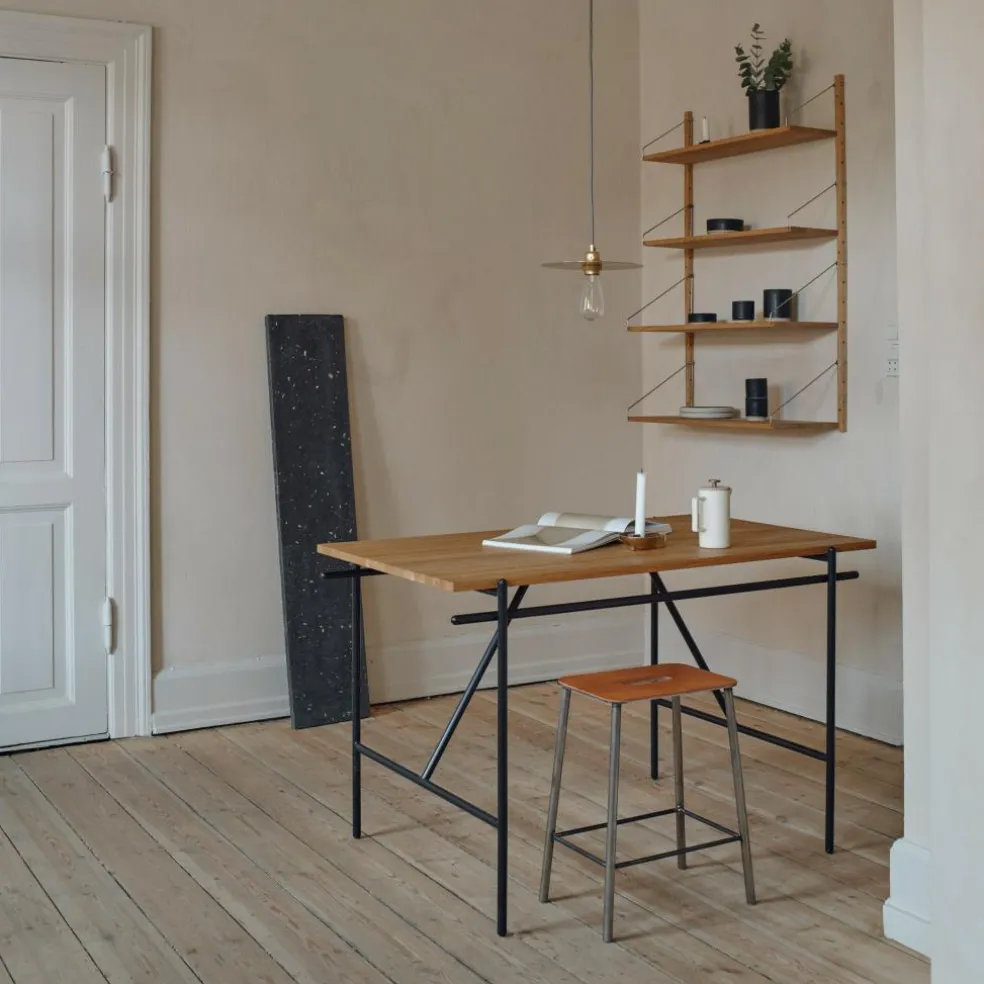 Adam Hocker H 50cm Leder