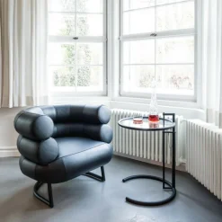 Adjustable Table E 1027 Black Version Beistelltisch