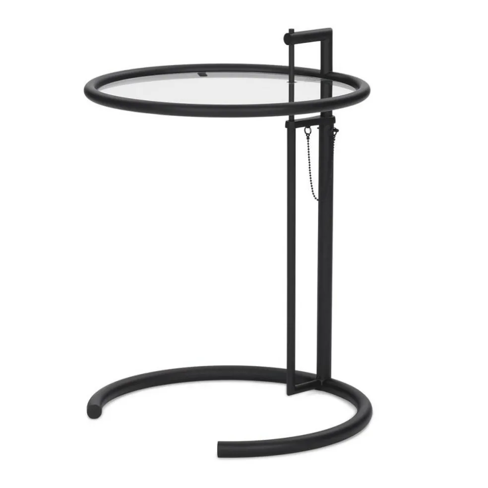 Adjustable Table E 1027 Black Version Beistelltisch