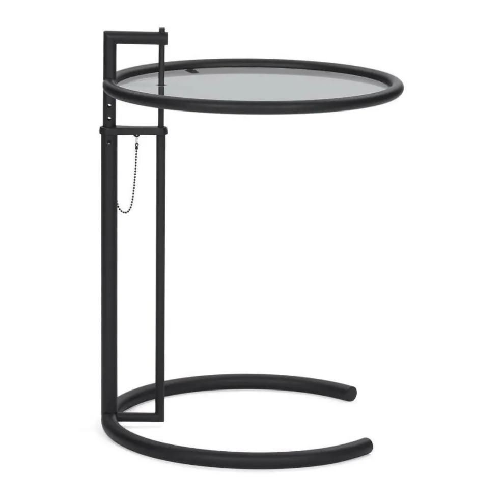 Adjustable Table E 1027 Black Version Beistelltisch