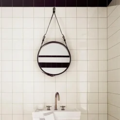 Adnet Wandspiegel Ø45cm