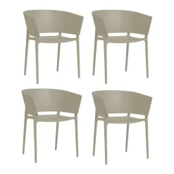 Africa Armlehnstuhl 4er Set