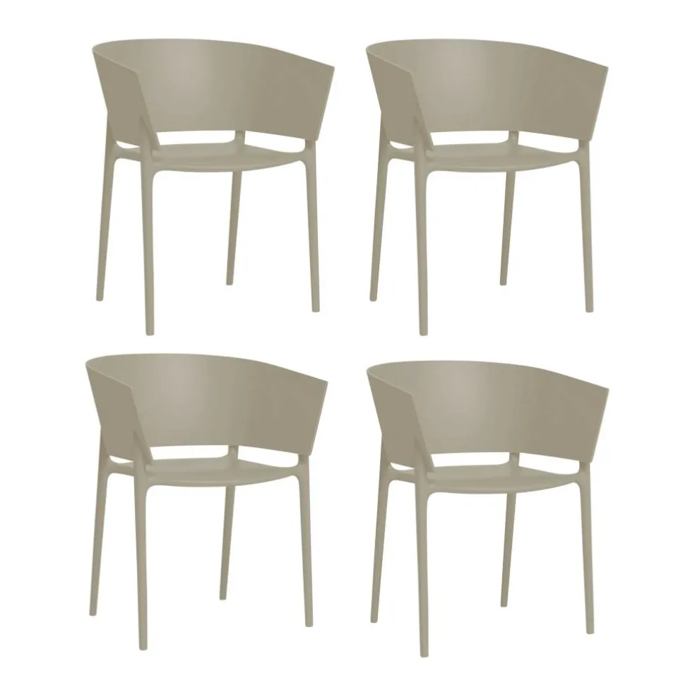 Africa Armlehnstuhl 4er Set