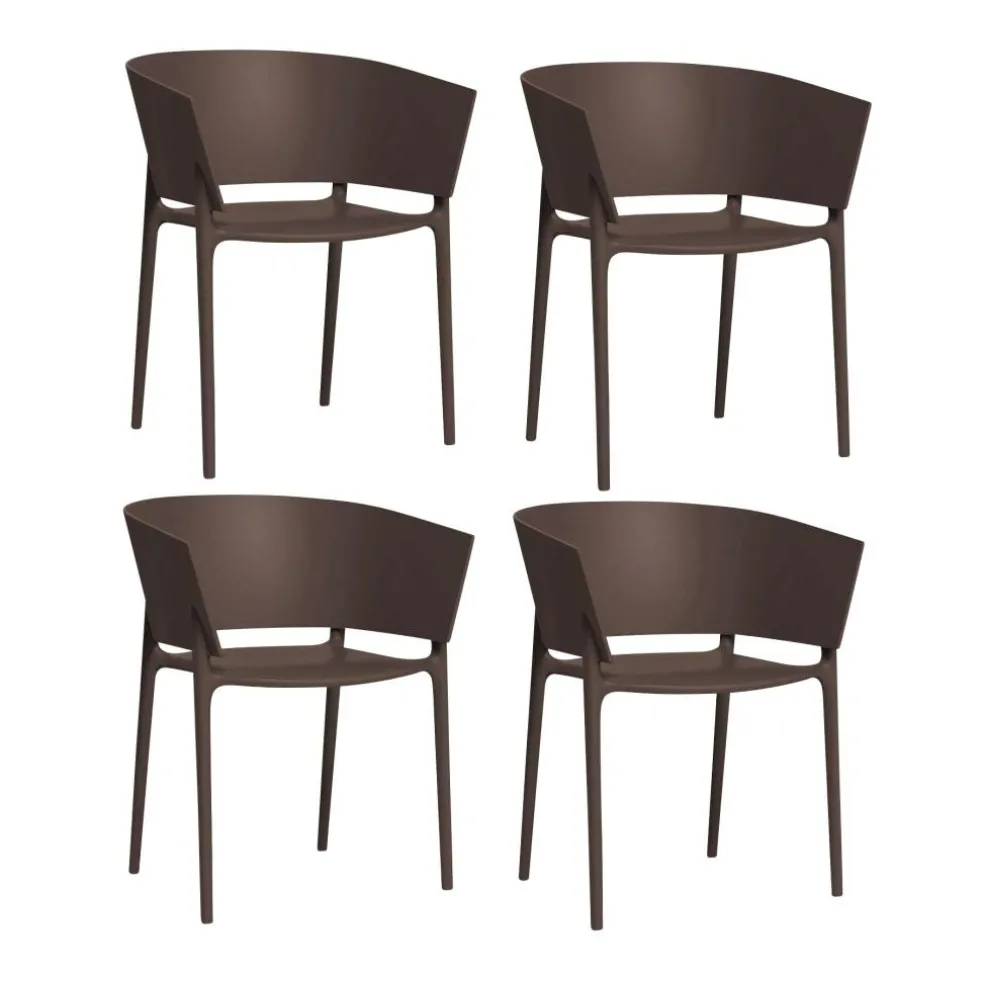 Africa Armlehnstuhl 4er Set