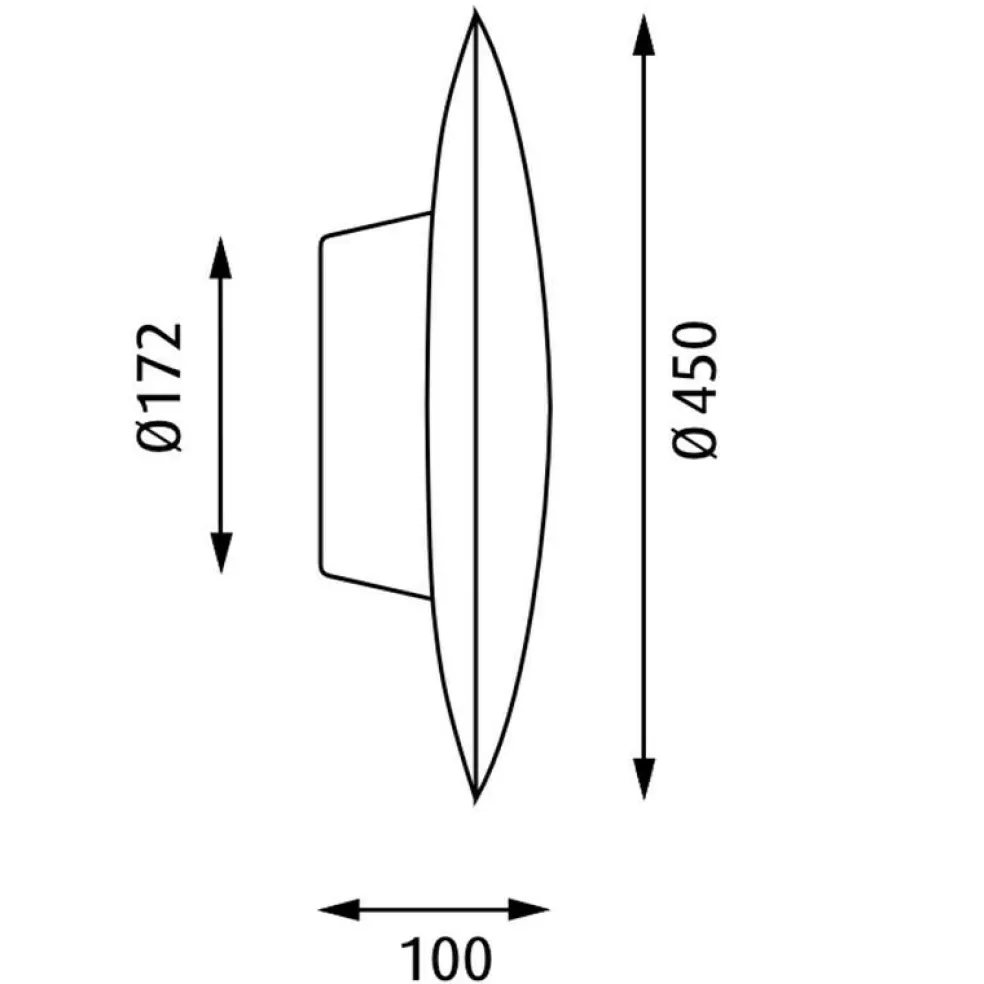 AJ Eklipta Außenwandleuchte