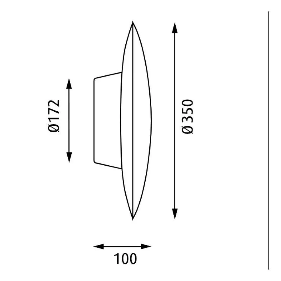AJ Eklipta Außenwandleuchte