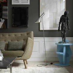 AJ Stehleuchte Edelstahl