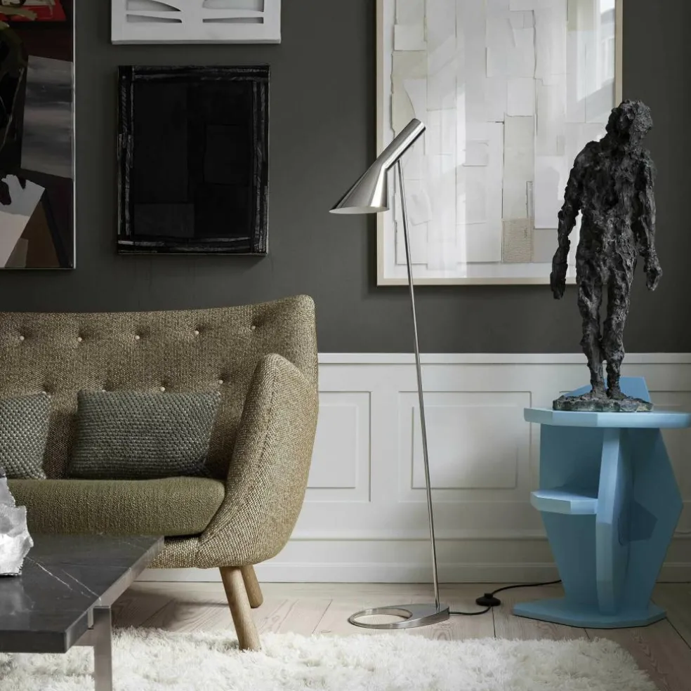 AJ Stehleuchte Edelstahl