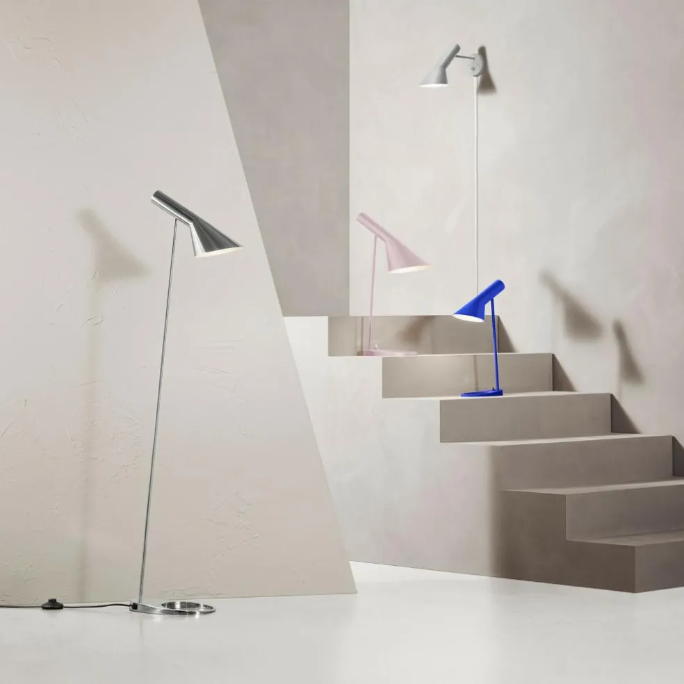 AJ Stehleuchte Edelstahl