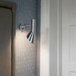 AJ Wandleuchte Edelstahl