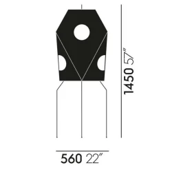 Akari UF3-Q Stehleuchte