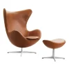 Aktion Egg Chair/Das Ei™ Sessel + Hocker Leder