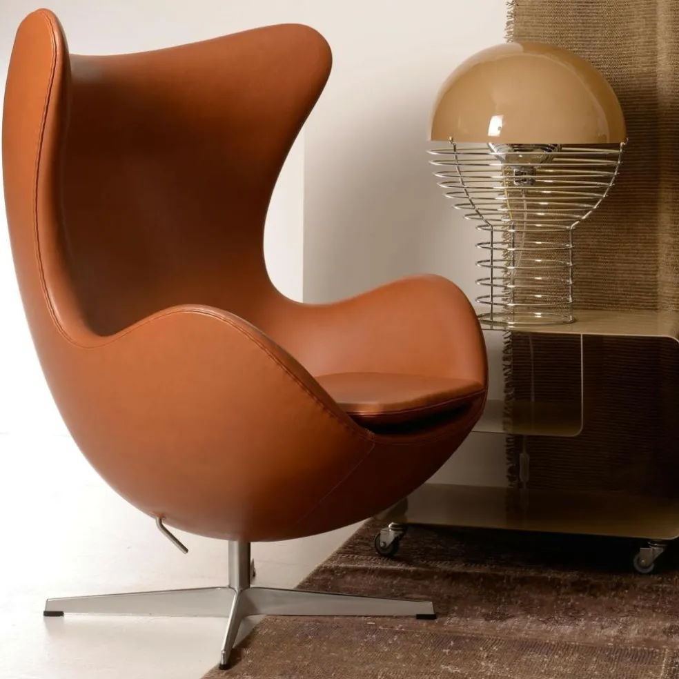 Aktion Egg Chair/Das Ei™ Sessel + Hocker Leder