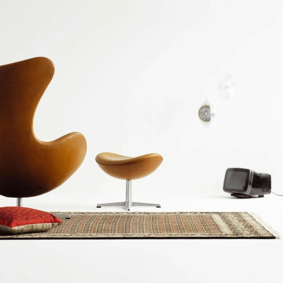 Aktion Egg Chair/Das Ei™ Sessel + Hocker Leder