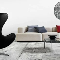 Aktion Egg Chair/Das Ei™ Sessel + Hocker Leder
