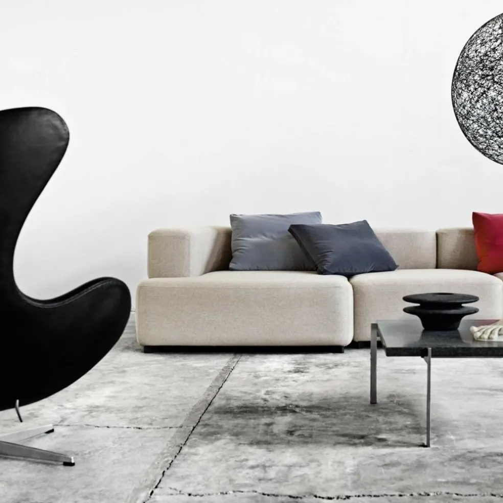 Aktion Egg Chair/Das Ei™ Sessel + Hocker Leder
