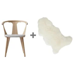 Aktionsset In Between SK2 Stuhl gepolstert + Fell