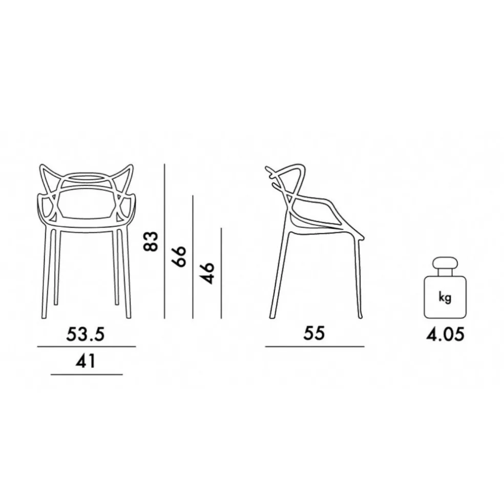 Aktionsset Masters Metallic Armlehnstuhl + Fell